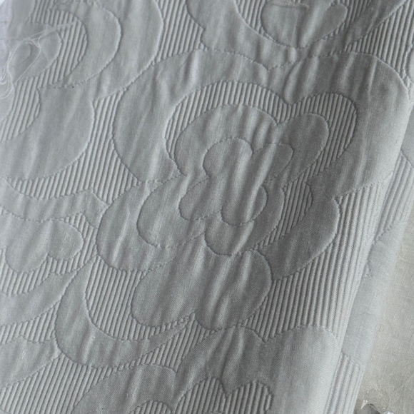 White Heirloom Sewing Bundle Eyelet Floral Fabric Trim Piping Zipper - Picture 3 of 16